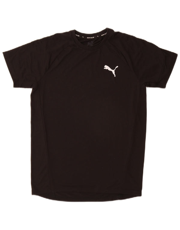 Camiseta masculina PUMA Top médio preto poliéster