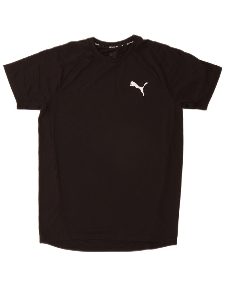 Camiseta masculina PUMA Top médio preto poliéster