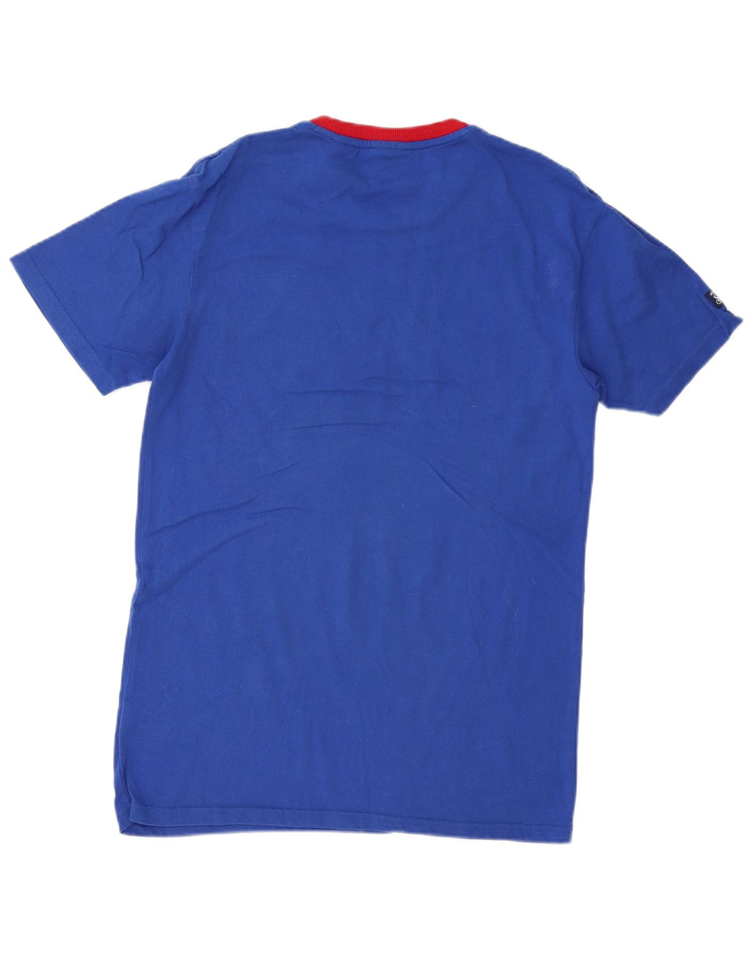 Superdry camiseta masculina gráfica top pequeno azul algodão