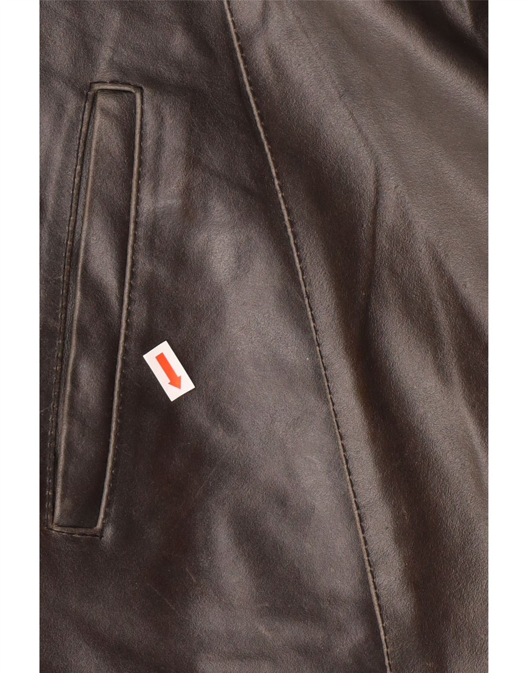 Jaqueta de couro masculina SORBINO UK 42 XL cinza