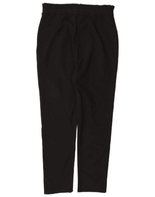 Calças de terno de cintura alta para meninas Marks & Spencer 14-15 anos W28 L26 pretas