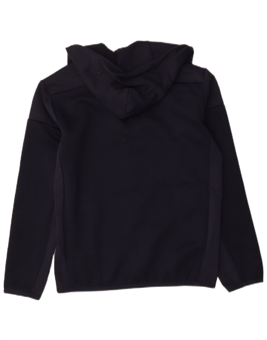 Suéter Adidas Masculino Zip com Capuz Médio Azul Marinho Colorblock Poliéster