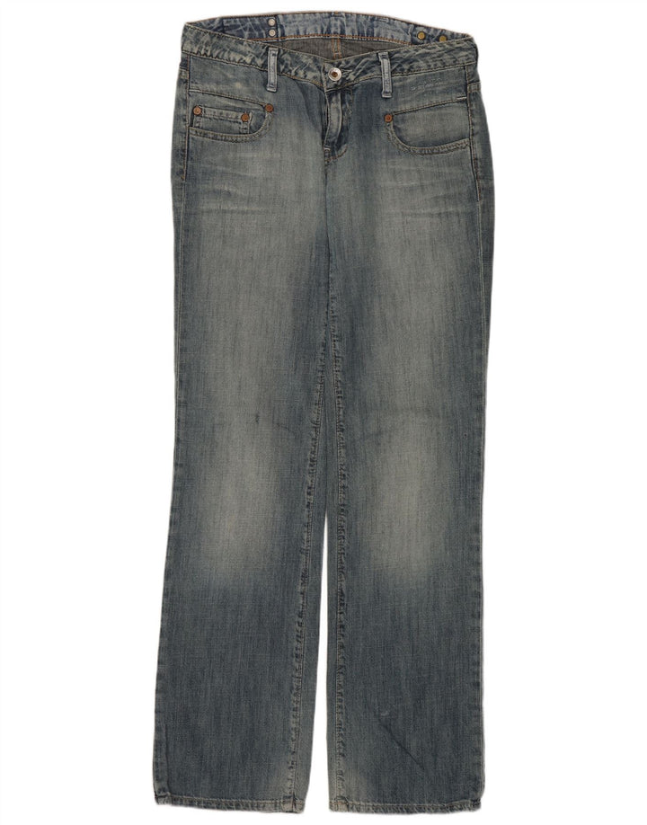 Jeans retos femininos G-Star W26 L32 algodão azul