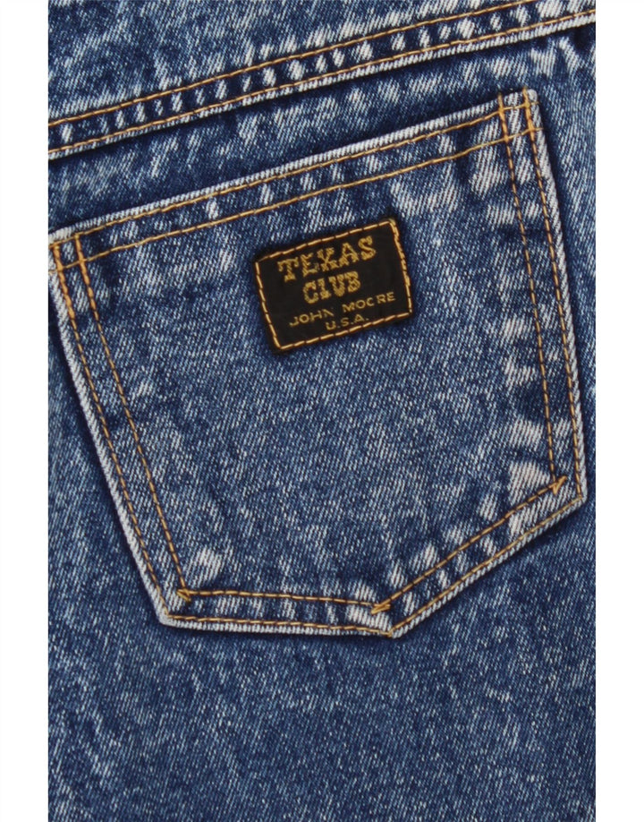 Saia jeans feminina VINTAGE W32 grande azul