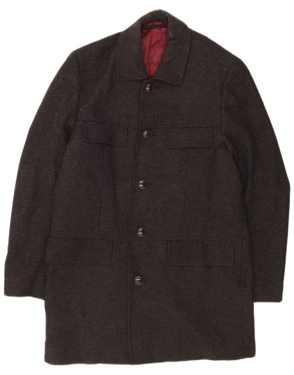Sobretudo masculino Pierre Cardin UK 38 cinza médio