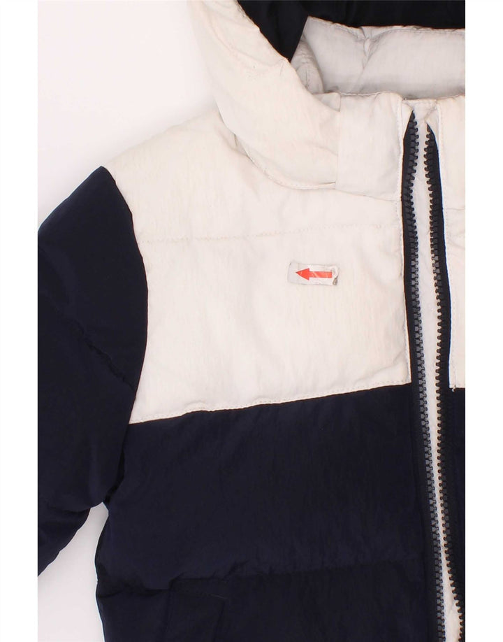 Tommy Hilfiger Jaqueta acolchoada masculina 3-4 anos Colorblock multicolorido