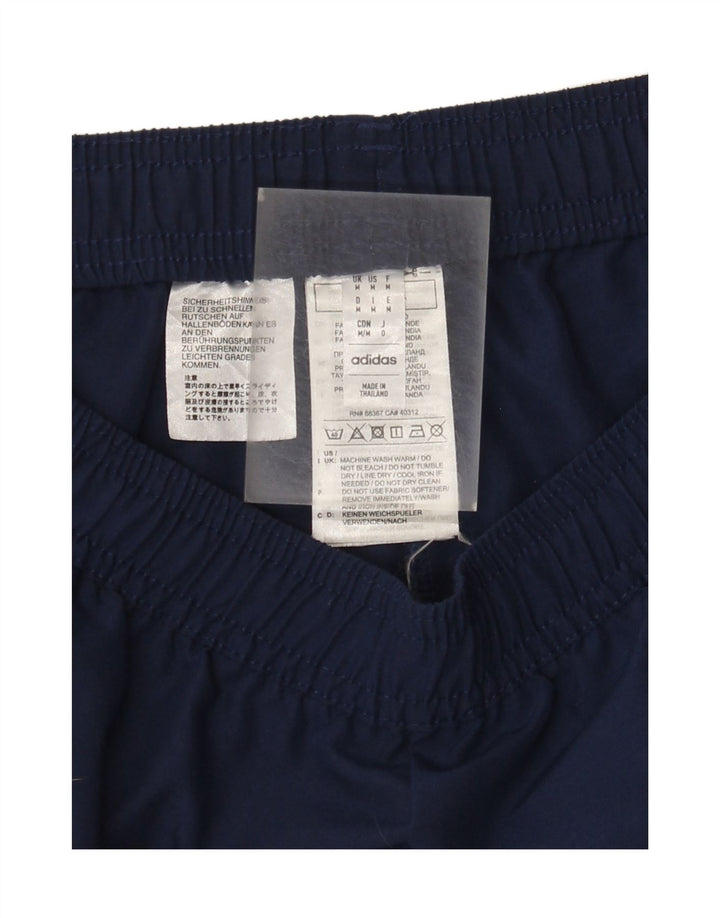 Calça de treino masculina Adidas médio azul marinho poliéster