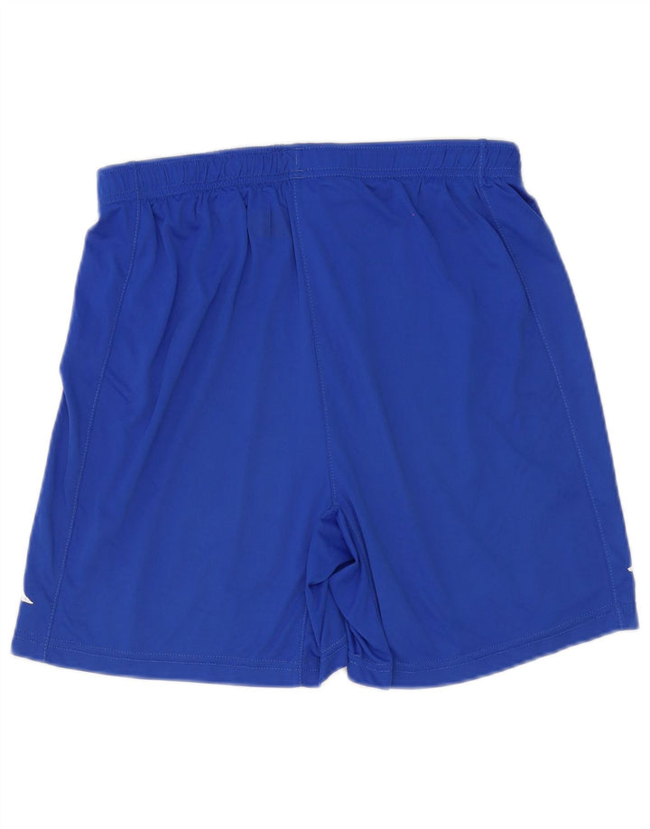 Shorts esportivos gráficos masculinos Kappa poliéster azul médio