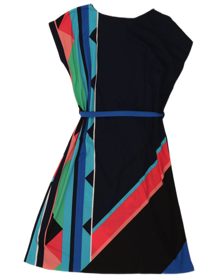 Vestido feminino C&A linha A UK 22 3XL poliéster floral multicolorido