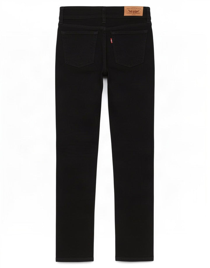 Calça jeans feminina Levi's 571 Slim W27 L29 algodão preto