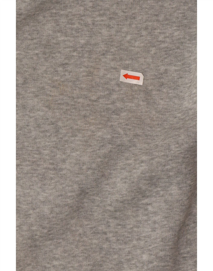 Nike Mens Hoodie Jumper Médio Algodão Cinza