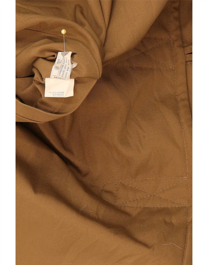 Sobretudo reversível feminino vintage IT 42 algodão bege médio