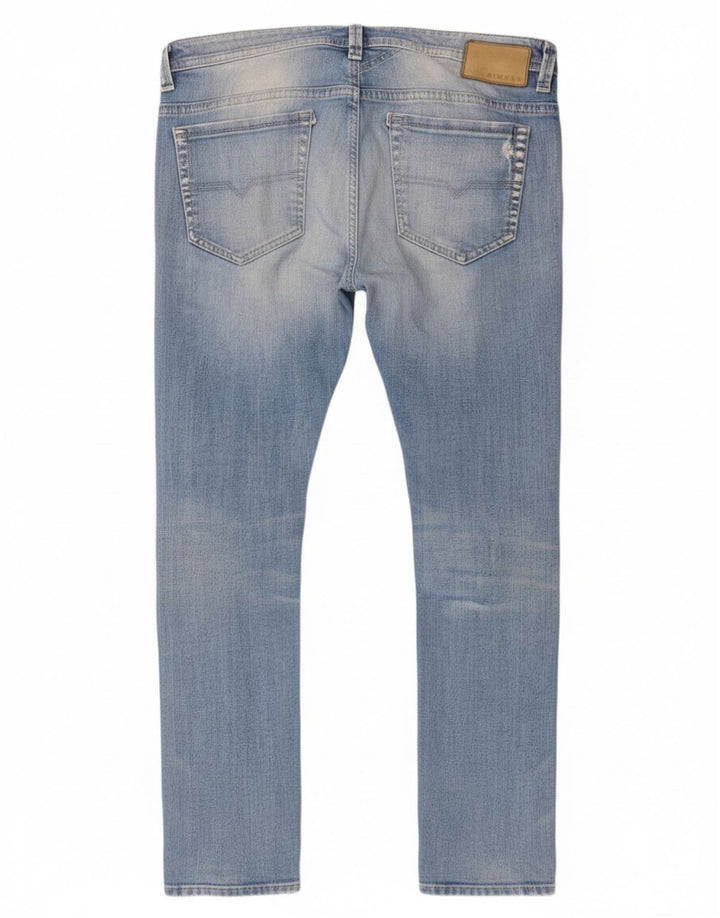 Diesel Masculino Thavar Slim Jeans W34 L32 Azul Algodão