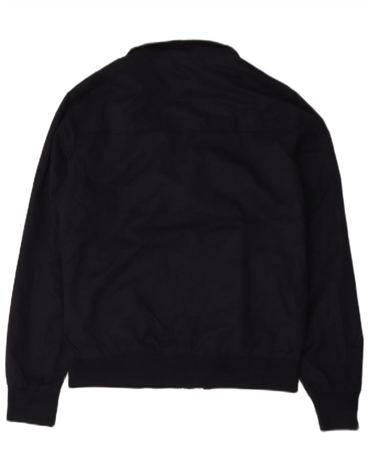 Superdry Mens Bomber Jacket UK 36 Pequeno Algodão Azul Marinho