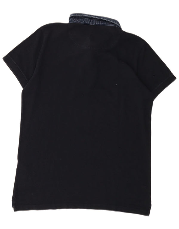 Camisa polo masculina Diesel 2XL algodão azul marinho