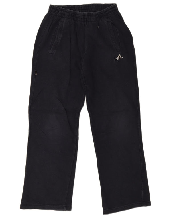 Calças de treino Adidas Meninos 13-14 Anos W30 L26 Azul Marinho Algodão