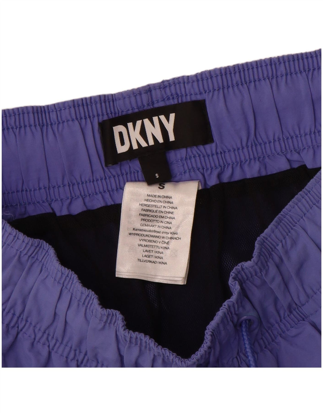 Shorts de banho Dkny Boys 11-12 anos pequeno roxo poliamida