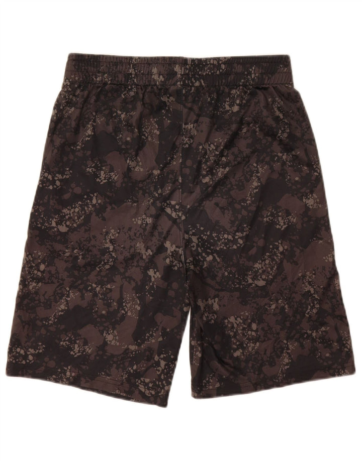 Shorts esportivos Puma Boys 14-15 anos grandes cinza camuflado