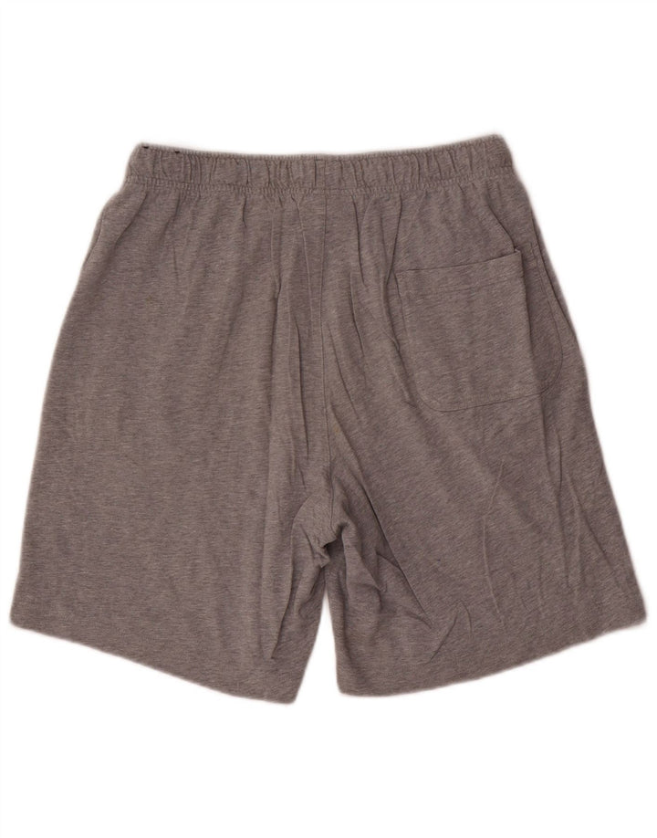 Shorts esportivos masculinos Nike médio cinza algodão