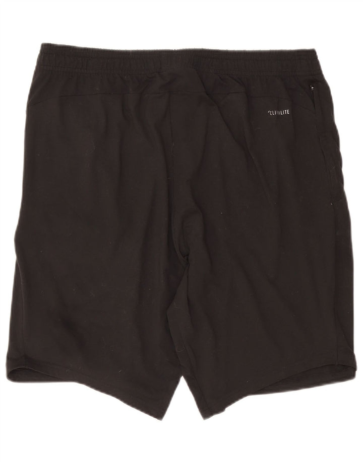 Adidas Mens Climalite Sport Shorts Grande Poliéster Preto