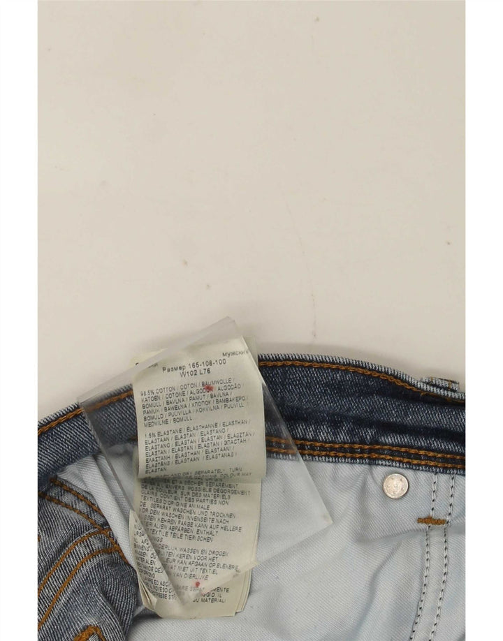 Wrangler Masculino Texas Straight Jeans W40 L30 Azul Algodão