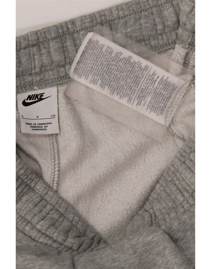 Calça de treino masculina Nike joggers pequeno algodão cinza