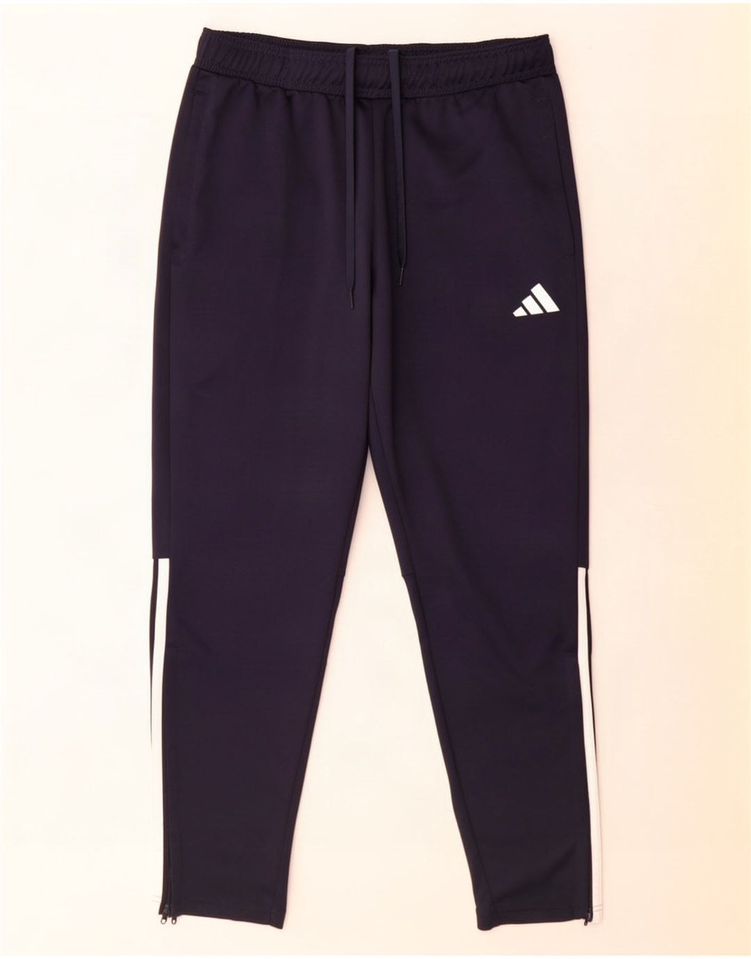 Calça de treino Adidas Aeroready masculina grande poliéster azul marinho