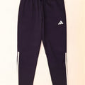Calça de treino Adidas Aeroready masculina grande poliéster azul marinho