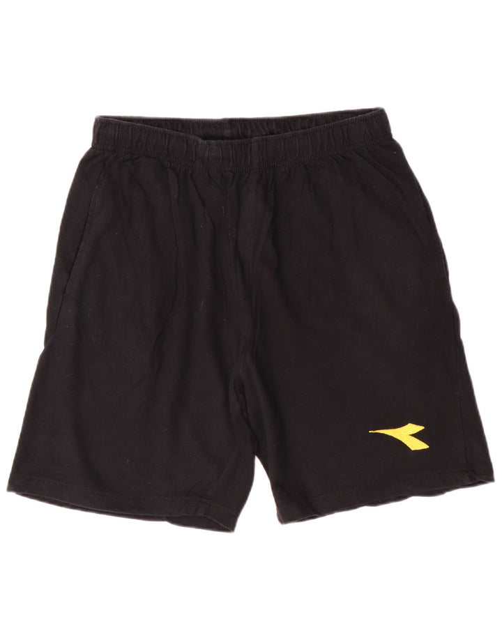 DIADORA Mens Sport Shorts Grande Algodão Preto