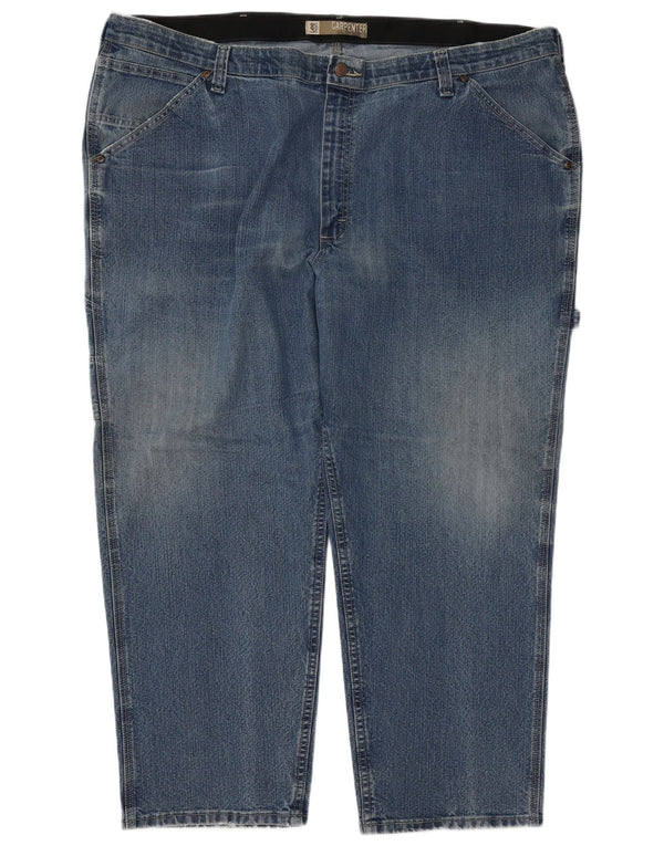 Lee Mens Carpenter Cargo Straight Jeans W48 L30 Azul Algodão