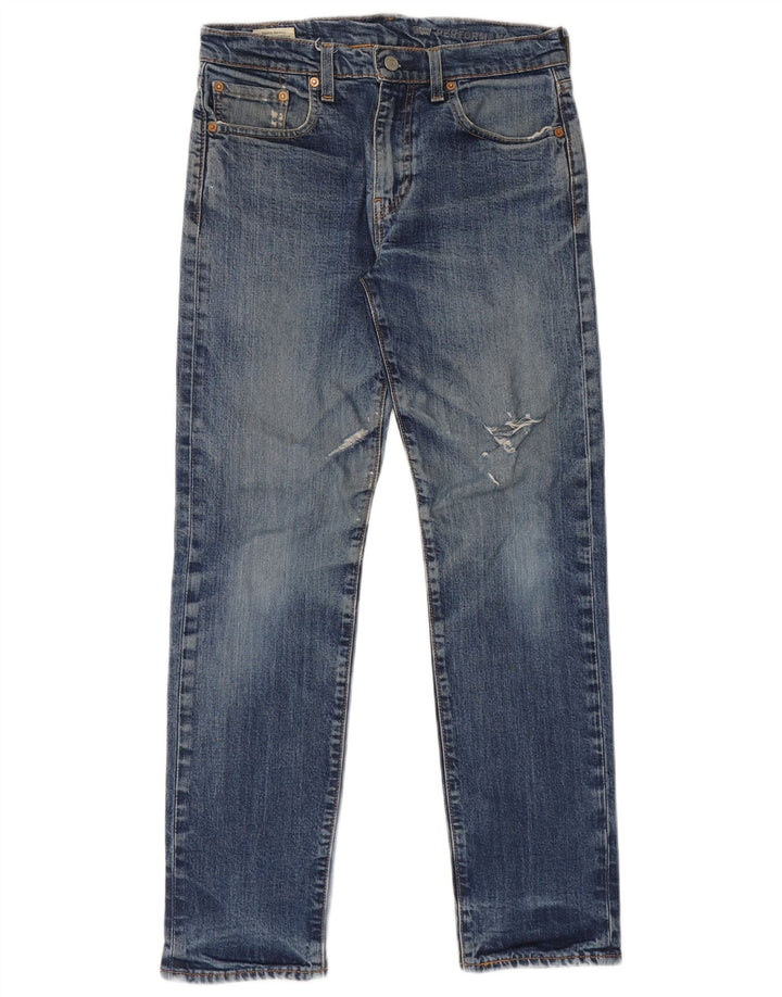 Calça jeans masculina Levi's Performance Distressed Straight W30 L30 Azul Algodão