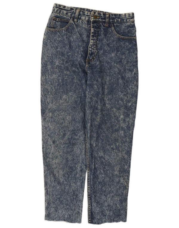 Guess Womens Georges Marciano Acid Wash Tapered Jeans W31 L25 Azul