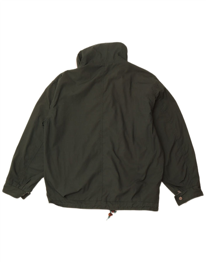 Jaqueta masculina estrelada com capuz reversível e ajuste solto Reino Unido 38 algodão bege médio