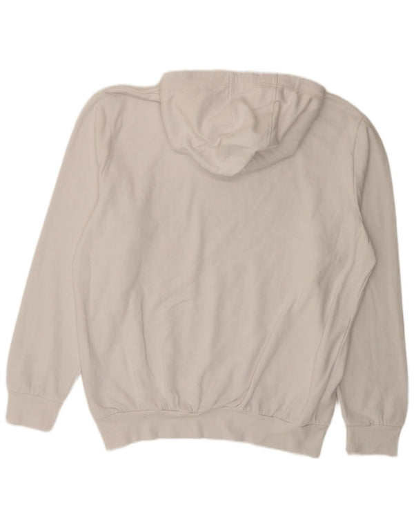 Kappa moletom com capuz gráfico masculino 2XL algodão branco