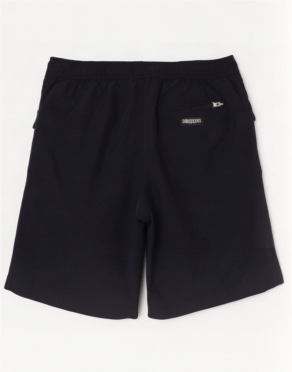 Shorts masculino Kappa pequeno W28 azul marinho poliéster