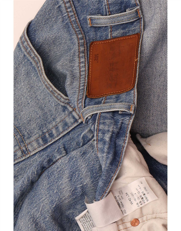 Levi's Masculino 502 Tapered Jeans W40 L33 Azul Algodão