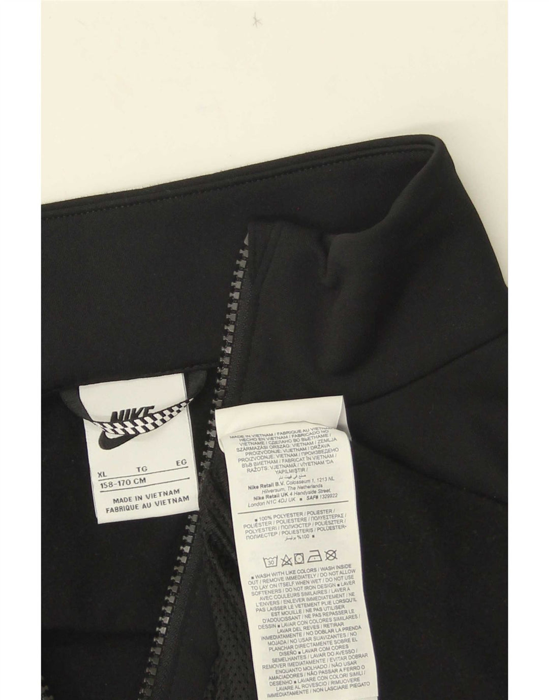 Jaqueta Nike Boys Graphic Tracksuit Top 13-14 Anos XL Preto Poliéster