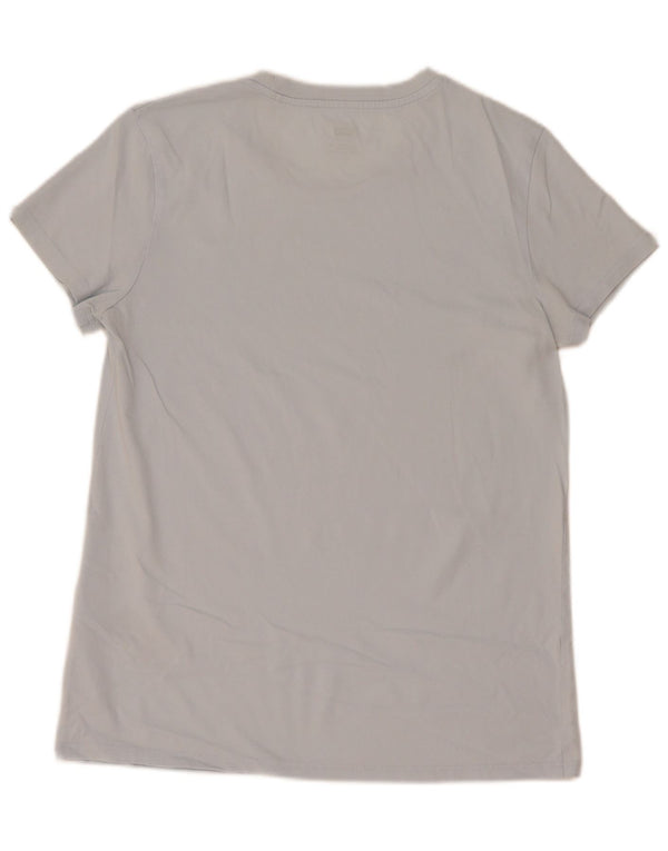 Camiseta gráfica masculina Levi's Top UK 10 pequeno algodão azul