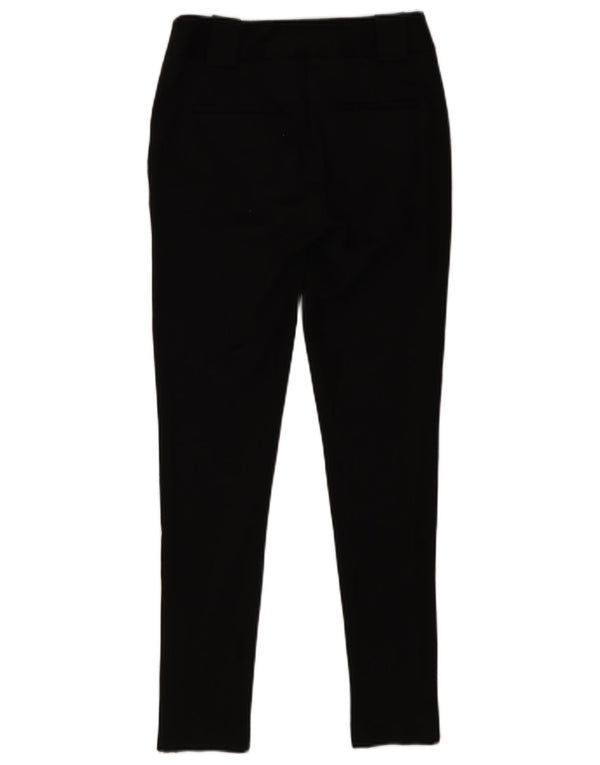 Zara Calça Chino Feminina Skinny EU 36 XS W26 L28 Poliéster Preto
