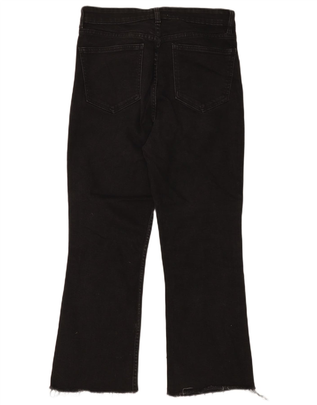 Calça jeans feminina Zara Bootcut EU 44 XL W34 L25 preta