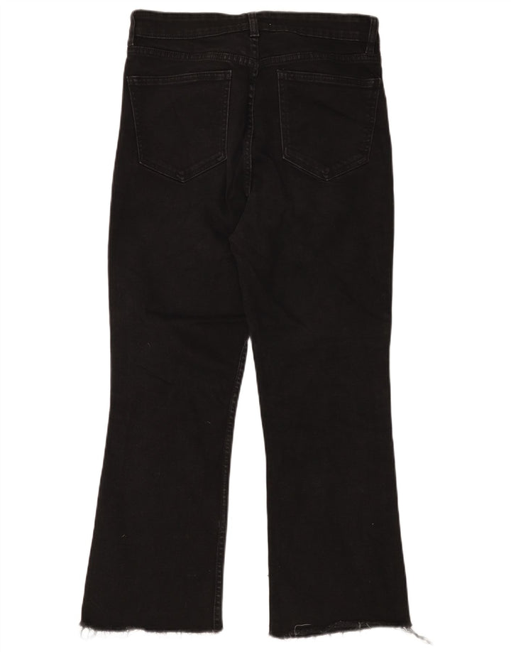 Calça jeans feminina Zara Bootcut EU 44 XL W34 L25 preta