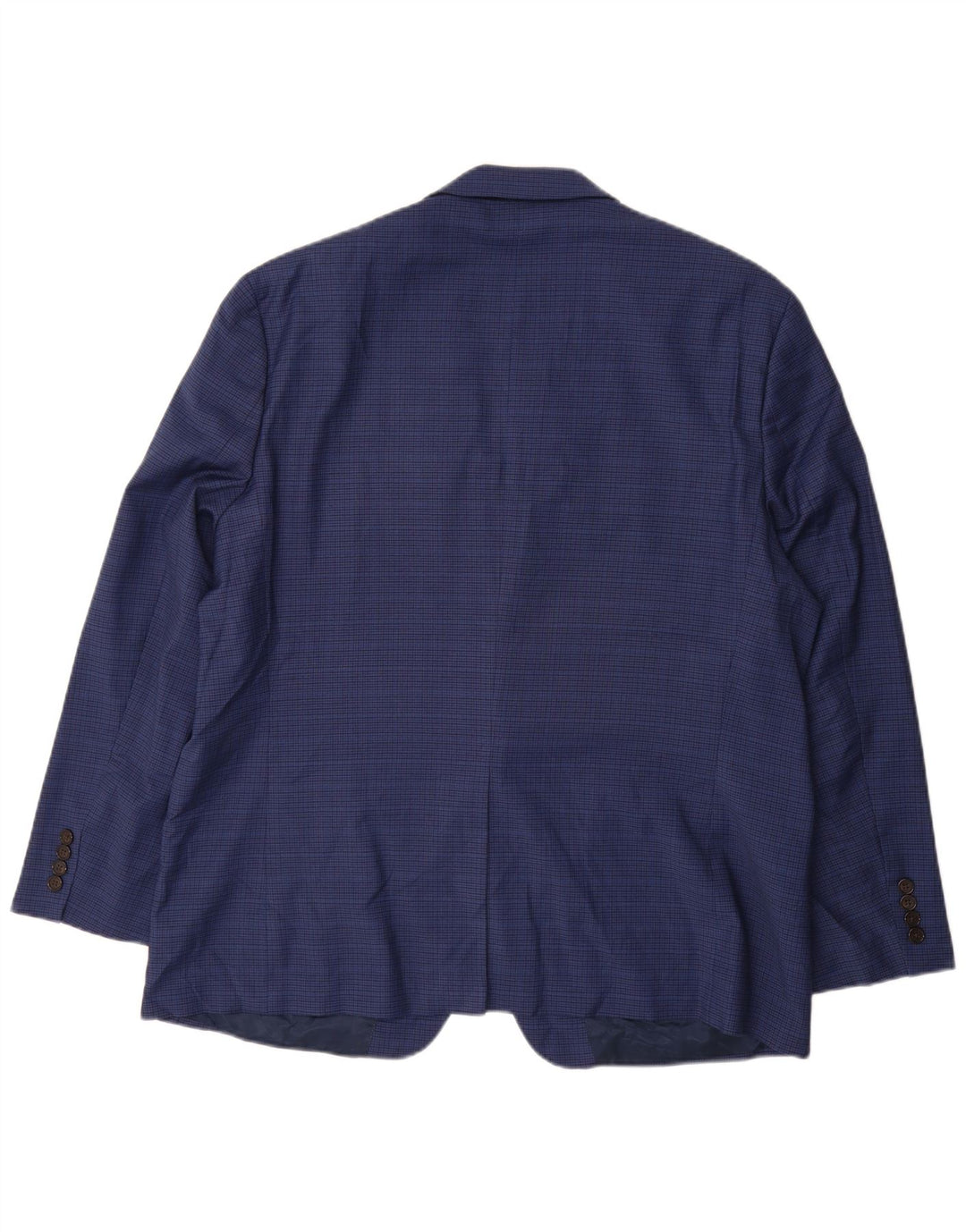 Ralph Lauren Jaqueta blazer masculina de 2 botões Reino Unido 42 XL Azul Houndstooth