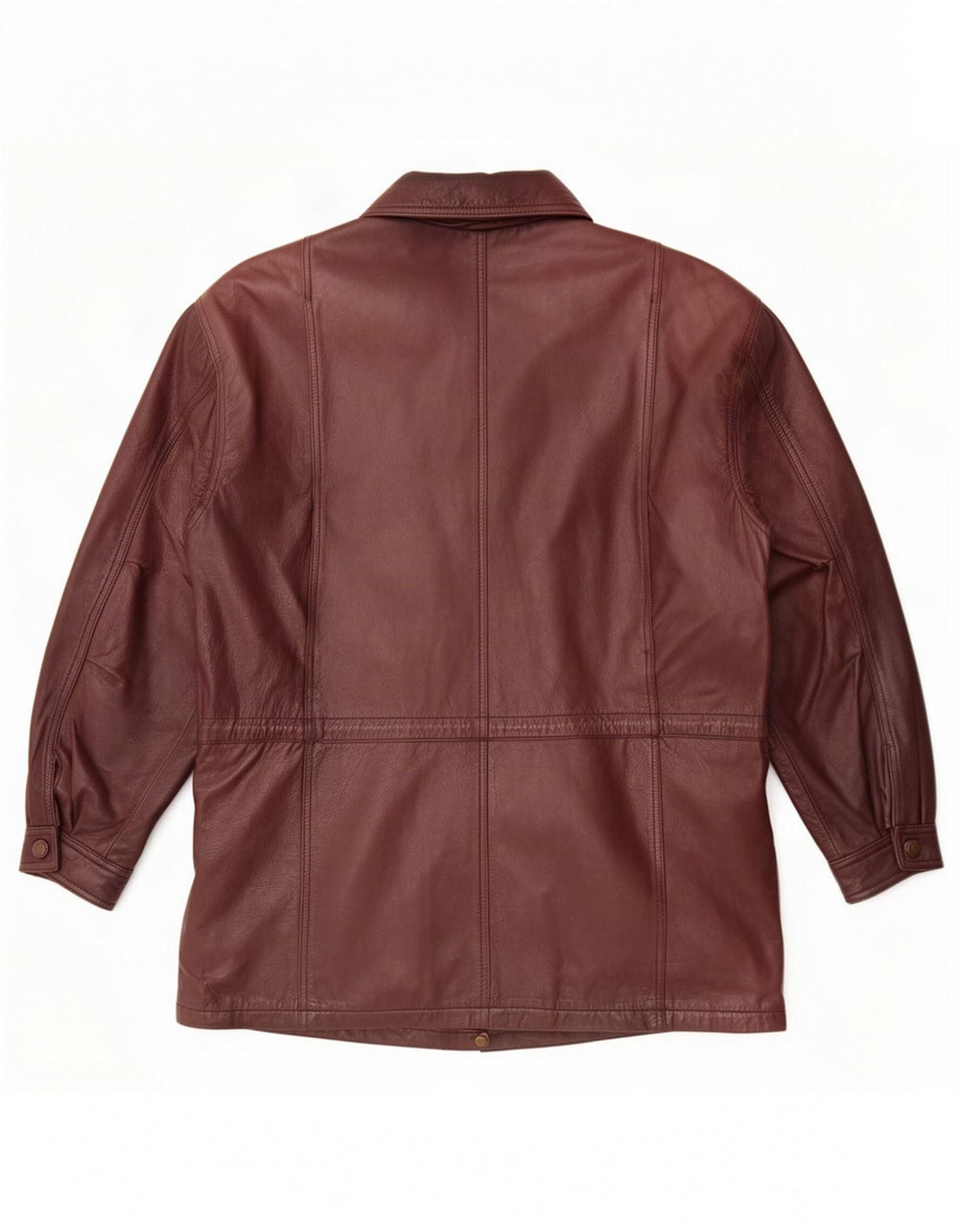 Jaqueta de couro masculina Montes UK 44 2XL marrom