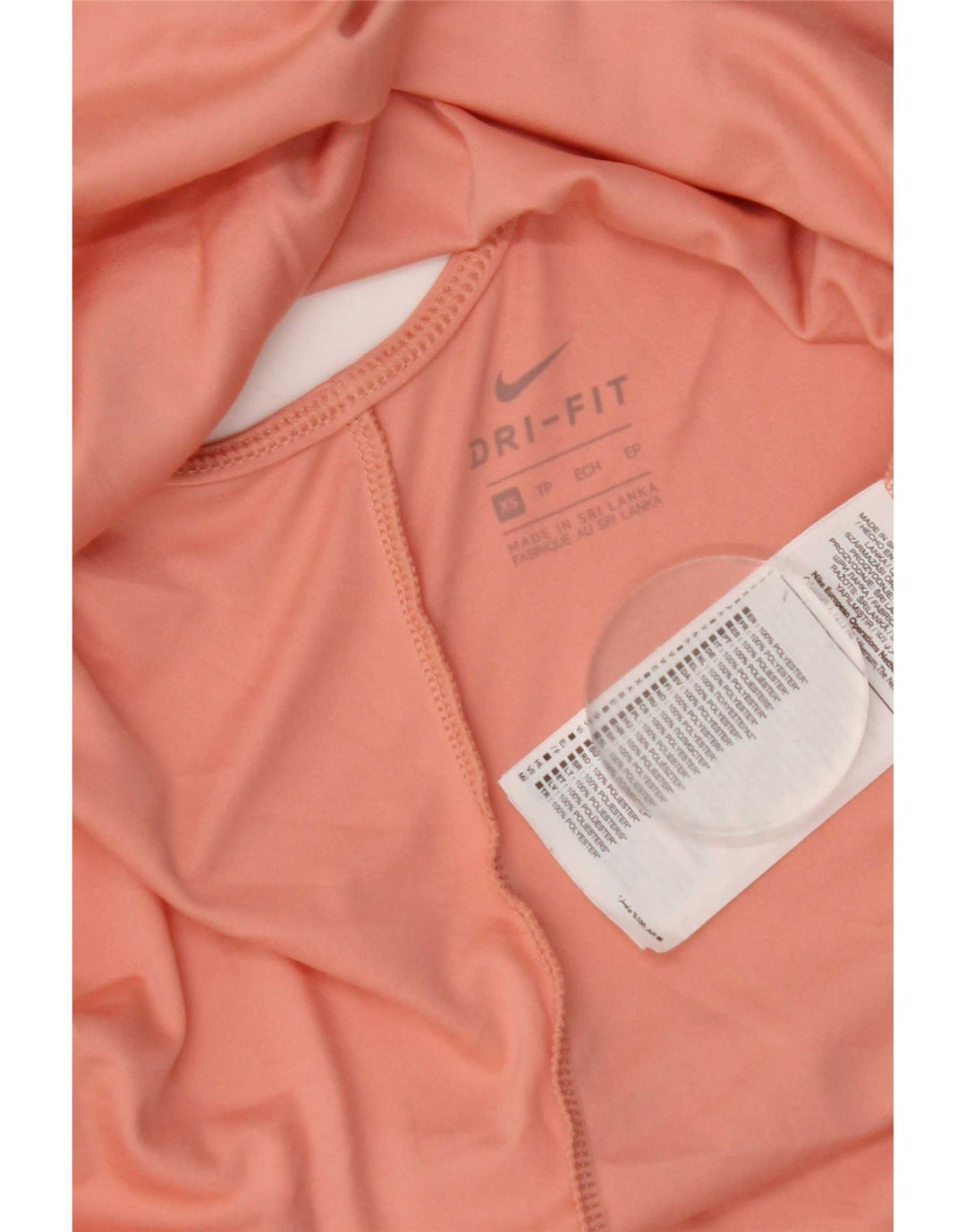 Nike Womens Dri Fit Vest Top UK 4 XS Rosa Poliéster