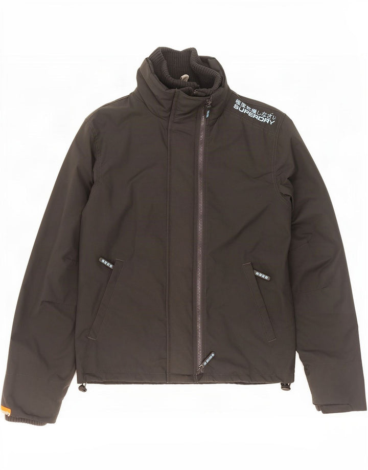 Jaqueta de chuva masculina Superdry UK 38 médio preto nylon