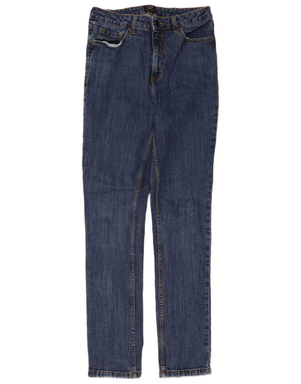 John Lewis Jeans Slim Feminino Reino Unido 10 Pequeno W28 L29 Algodão Azul