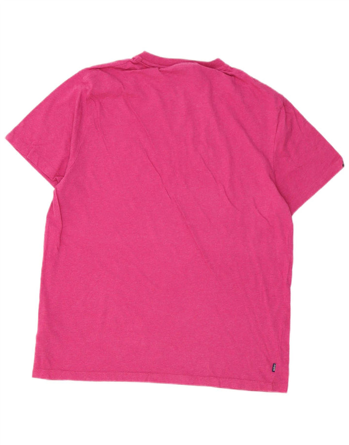 Camiseta masculina SUPERDRY Top 2XL algodão rosa