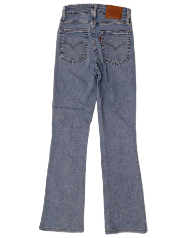 Calça Jeans Levis Feminina 725 High Rise Bootcut W24 L28 Azul Algodão