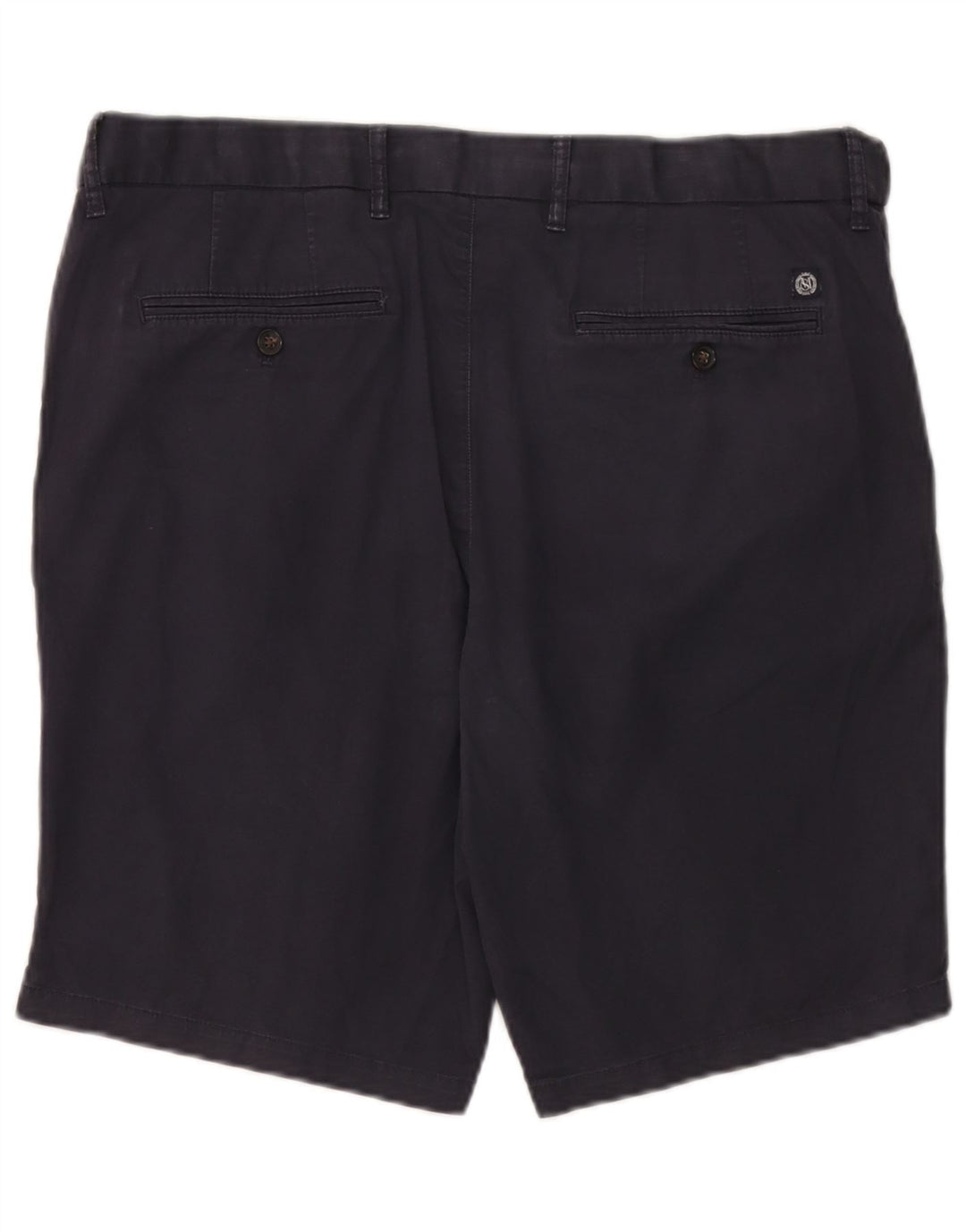 Shorts chino masculino Marks & Spencer W36 grande algodão azul marinho
