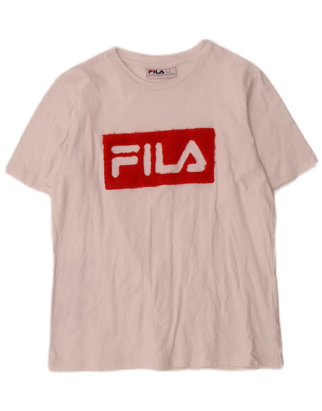 Camiseta feminina Fila Graphic UK14 médio algodão branco